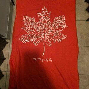 The Tragically Hip "Album Leaf" T-Shirt Ladies Large (L)